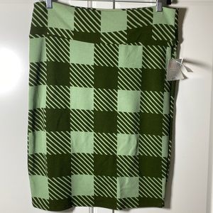 LULAROE Cassie Skirt size 2XL Green